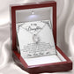 To My Daughter "I'm Always Right Here In Your Heart" Necklace