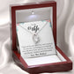 To My Wife "Forever And Always" Heart Necklace