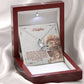 To My Beautiful Daughter "Never Forget That I Love You" Necklace