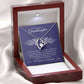 Gift For Granddaughter "You Bring Us Happiness" Heart Necklace