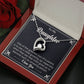 Gift For Daughter "Such An Amazing Person" Heart Necklace