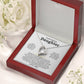 Gift For Daughter "I'll Love And Protect You" Heart Necklace