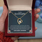 To My Granddaughter "You Are My Best Friend" Heart Necklace