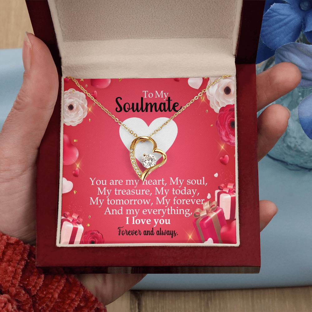 To My Soulmate "You Are My Heart" Necklace