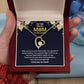 To The Best Mom "Thank You" Heart Necklace