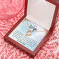 To My Wife "My Best Friend" Heart Necklace
