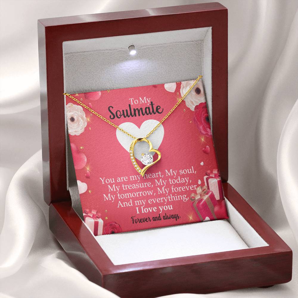 To My Soulmate "You Are My Heart" Necklace