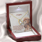 To My Beautiful Daughter "Never Forget That I Love You" Necklace