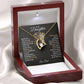 To My Daughter "You Will Always Be My Baby Girl" Heart Necklace