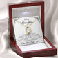 To My Daughter "I'm Always Right Here In Your Heart" Necklace