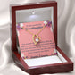 To My Granddaughter "You Will Never Outgrow Our Heart" Necklace