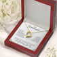 To My Granddaughter "You're Always In My Heart" Necklace