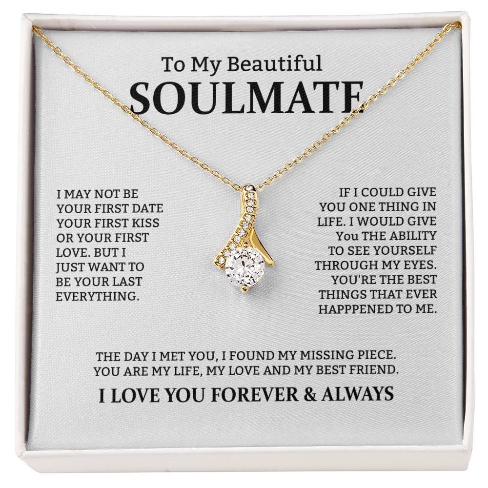 To My Soulmate "You Are My Life" Necklace