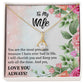 To My Wife "You Are The Most Precious Treasure" Necklace