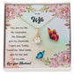To My Wife "You Are My Life" Necklace