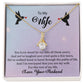 To My Wife "You Have Stood By My Side" Necklace