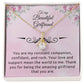 To My Girlfriend "Your Are My Rock" Necklace