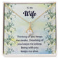To My Wife "Thinking Of You" Necklace