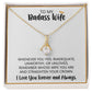 To My Wife "I Love You Forever" Necklace