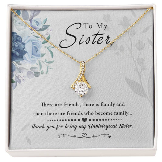 To My Sister "Thank You For Everything" Necklace