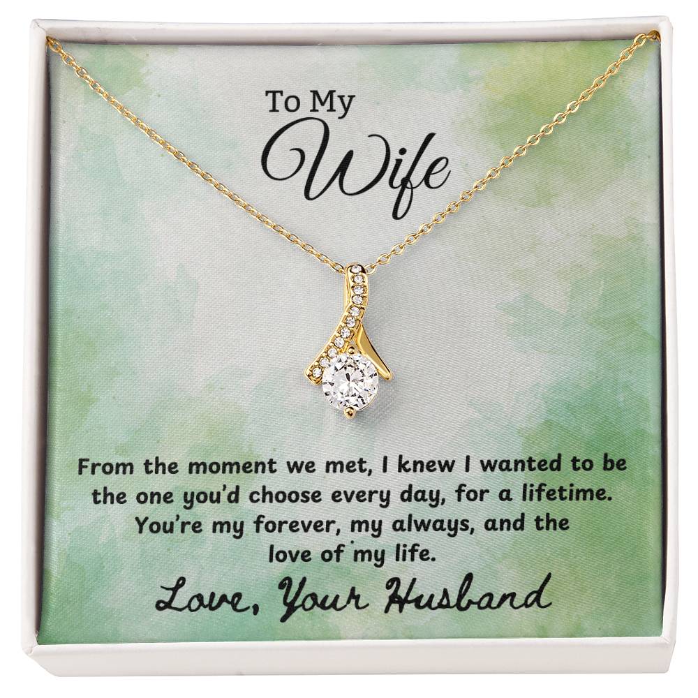 Gift For Wife "You're My Forever" Necklace