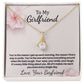 Gift For Girlfriend "You're The Reason" Necklace