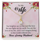 To My Wife "You Are The Love Of My Life" Necklace