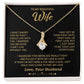 To My Wife "I Can't Live Without You" Necklace