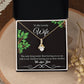 To My Lovely Wife "We Love You" Necklace