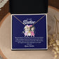 To My Sister "We Are Sisters" Necklace