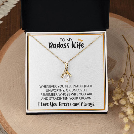 To My Wife "I Love You Forever" Necklace