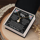 To My Wife "I Love You Always And Forever" Necklace