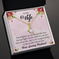 To My Wife "You Are The Love Of My Life" Necklace