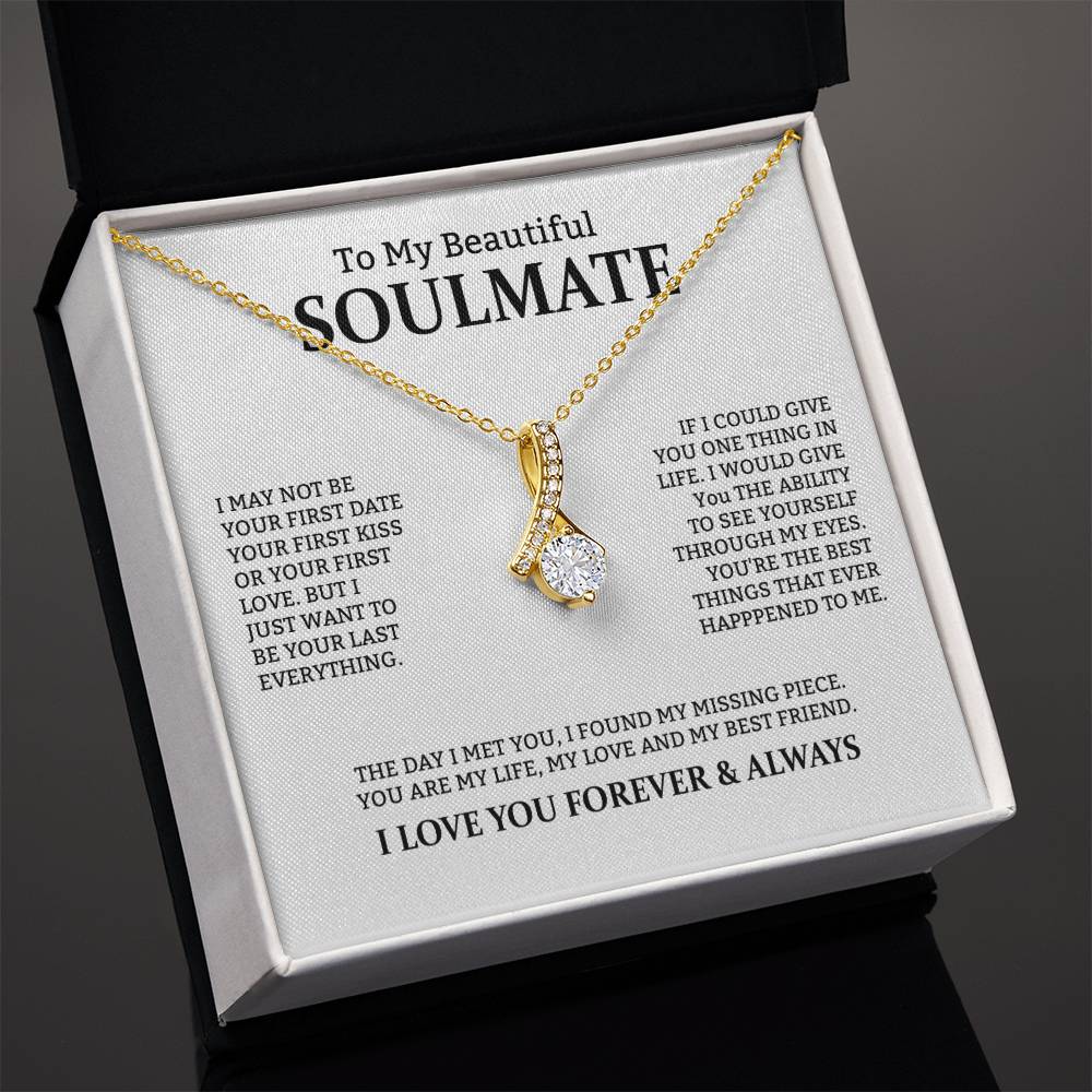 To My Soulmate "You Are My Life" Necklace