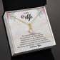 To My Wife "My Heart Beats Only For You" Necklace