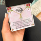 To My Wife "You Are The Love Of My Life" Necklace