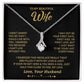 To My Wife "I Can't Live Without You" Necklace
