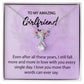 To My Girlfriend "I Love You" Necklace