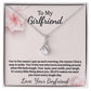 Gift For Girlfriend "You're The Reason" Necklace