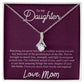 To My Daughter "I'm Endlessly Proud Of You" Necklace