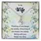 To My Wife "Thinking Of You" Necklace