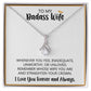 To My Wife "I Love You Forever" Necklace