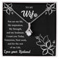 To My Wife "You Are My Strength" Necklace
