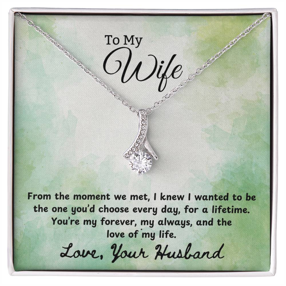 Gift For Wife "You're My Forever" Necklace