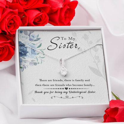 To My Sister "Thank You For Everything" Necklace