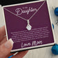 To My Daughter "I'm Endlessly Proud Of You" Necklace