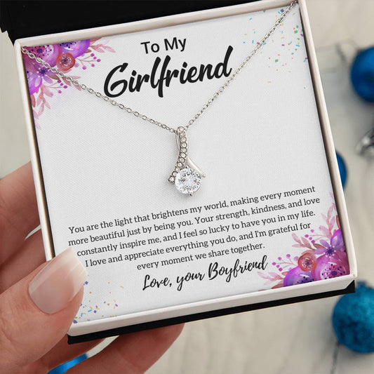 Gift For Girlfriend "I Feel So Lucky" Necklace