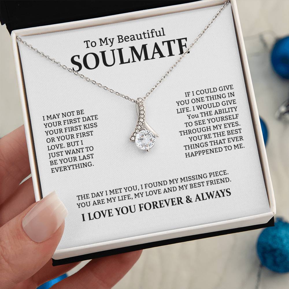 To My Soulmate "You Are My Life" Necklace