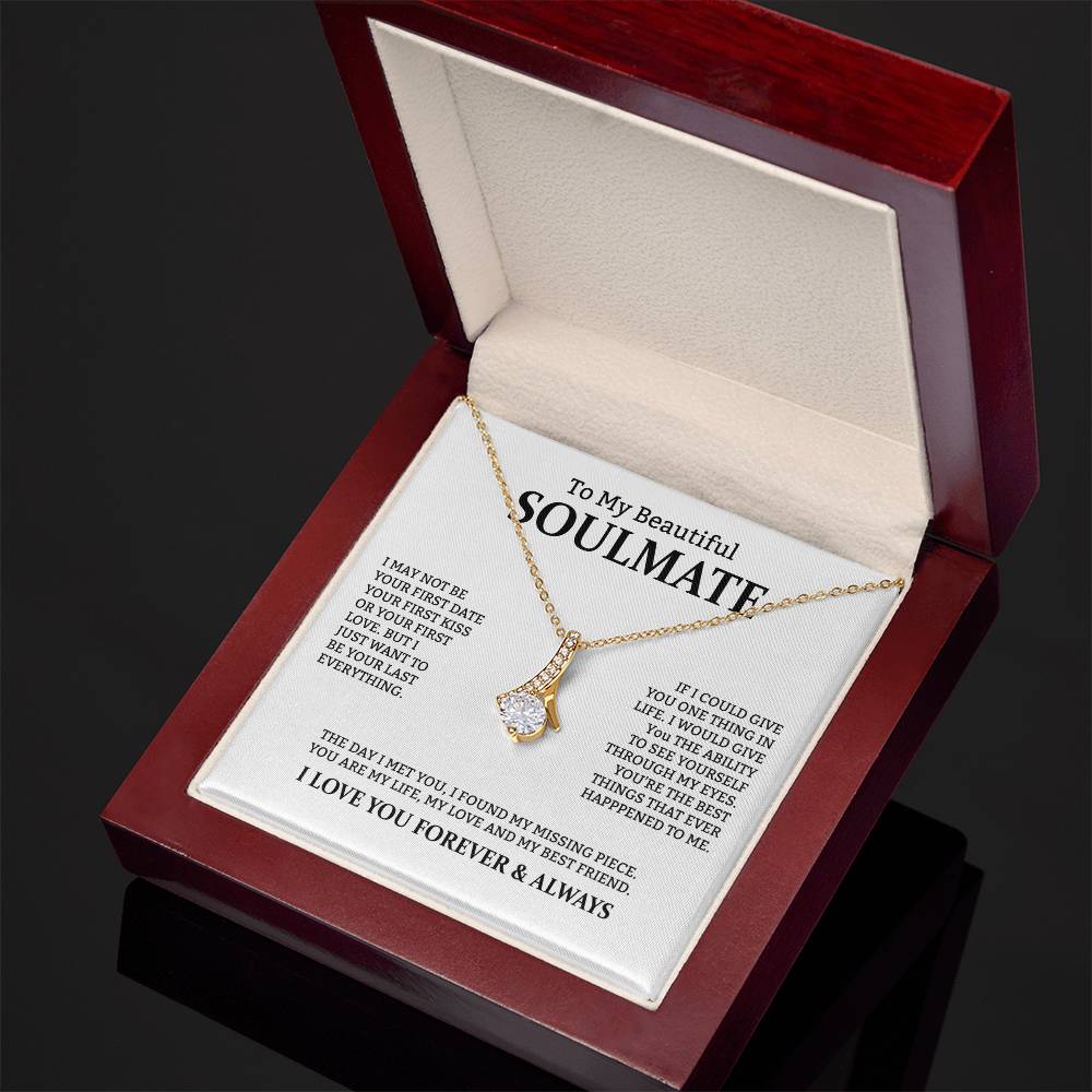 To My Soulmate "You Are My Life" Necklace