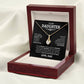 To My Daughter "Never Forget I Love You" Necklace